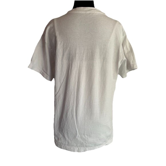 4Hunnid YG Men Sz M Graphic T-Shirt White Tee Man Face Weather Report Limited Ed - Picture 4 of 5